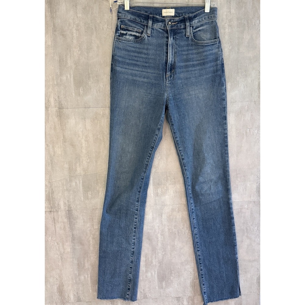 Favorite Daughter Jeans 27 The Valentina Tower Super High Rise Cigarette 33" Ins